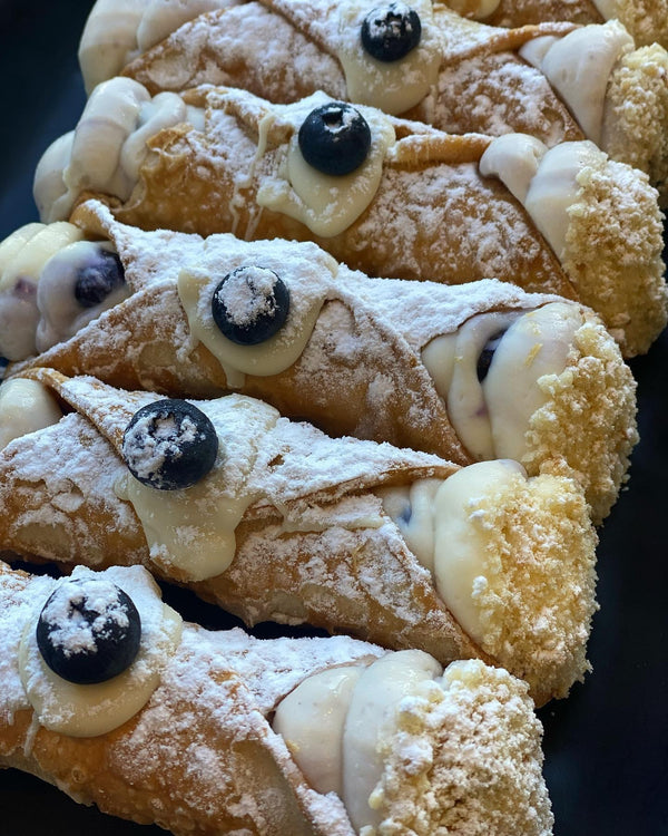 Blueberry Cheesecake Cannoli