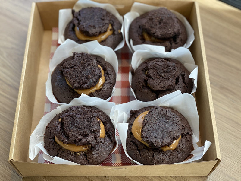 Salted Caramel Chocolate Muffins - Pack of 6